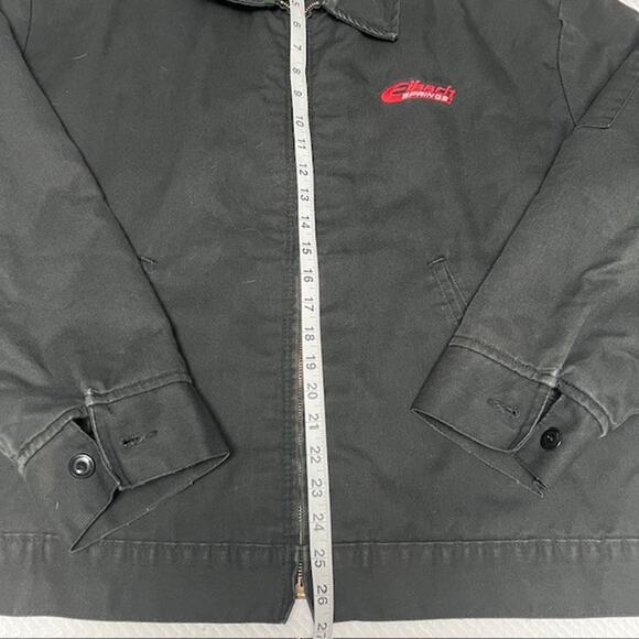 Dickies Men’s X-Large Regular Black Eibach Eisenhower Zip Adj Lined Jacket - Picture 10 of 11